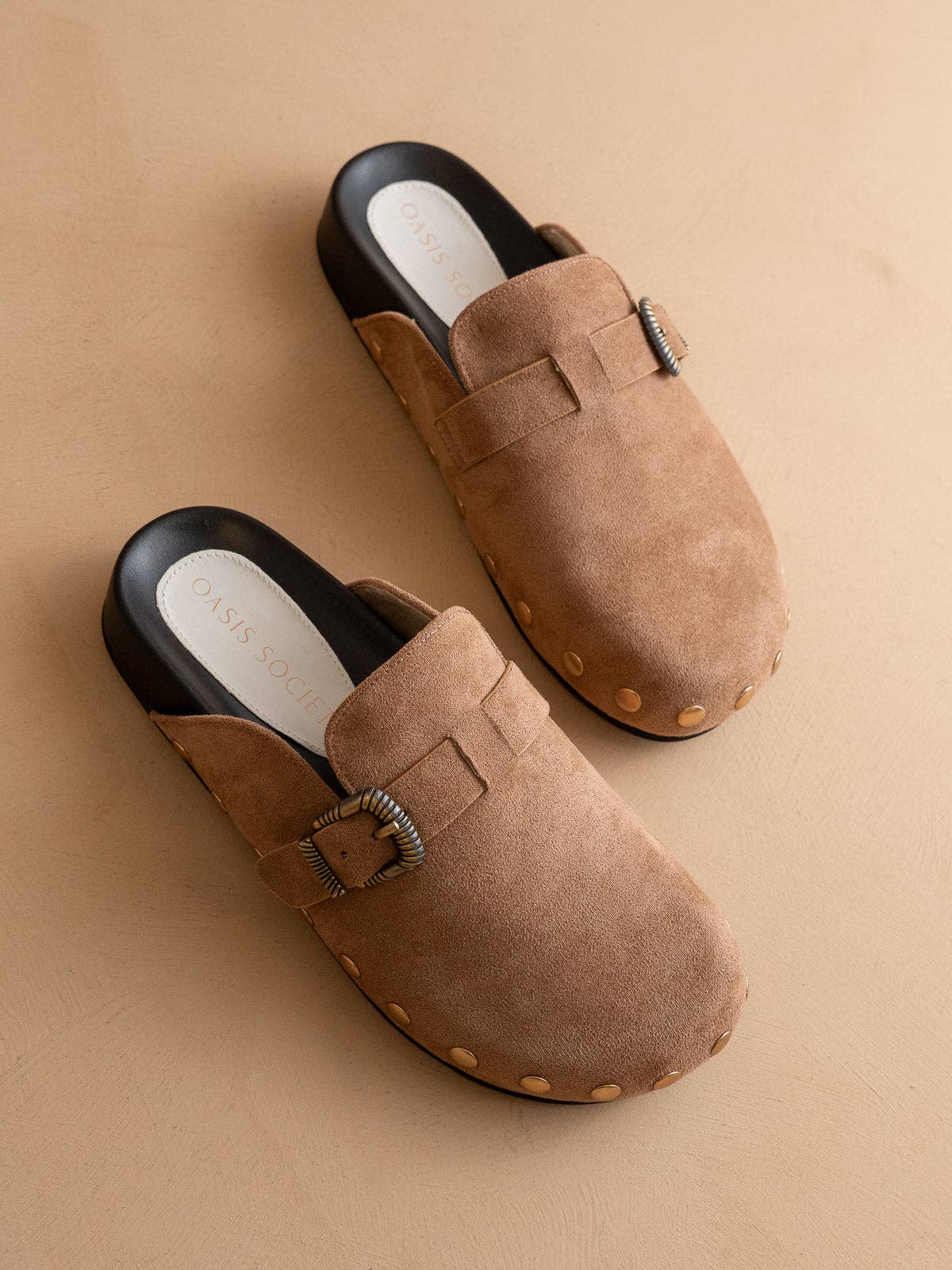 The Toni | Studded Buckle Clog