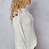 Thin Cable Knit Sweater
