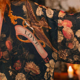 Heart of Gold Pixie Duster Crop Kimono w/ Sacred Heart