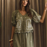 Embroidered blouse