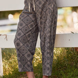 Paisley Printed Corduroy Pants