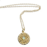 Opalite evil eye protection necklace Taylor 