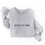 JESUS IS KING Graphic Sweatshirt