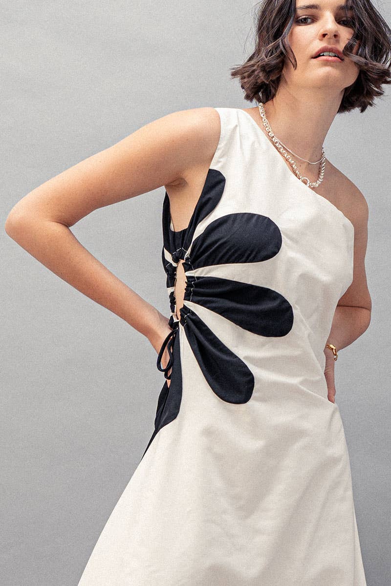 Medallion Bell Sleeve Dress