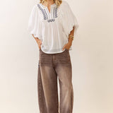 The Striped Barrel Carpenter Culottes Pants