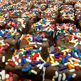 O’Krispy Mini🥄Milk Choc Rice Krispy Squares w/Sprinkles 6PK