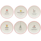 Christmas Sayings Dessert Plates