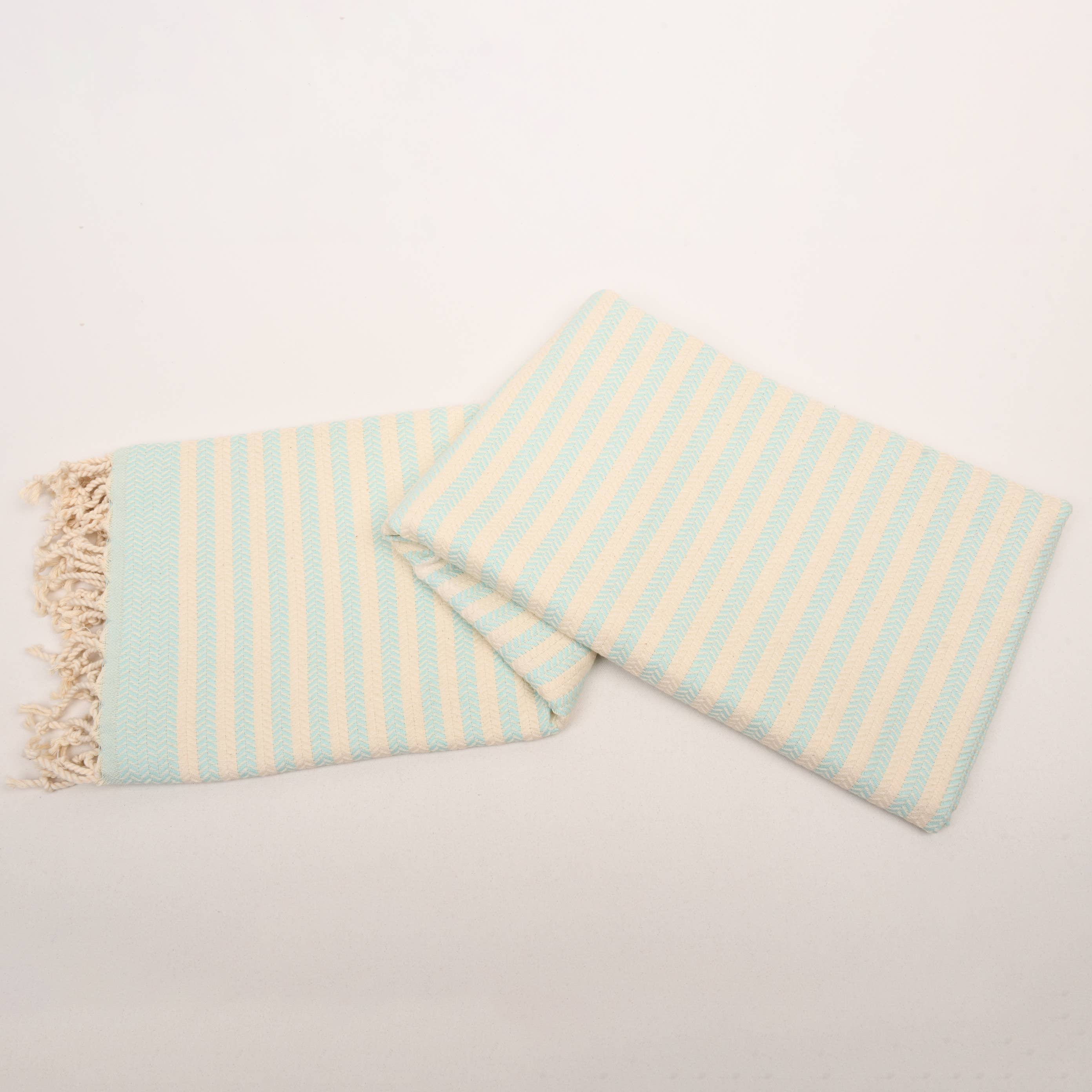 Herringbone Turkish Towels – Organic, Soft & Handwoven