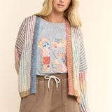 Pastel Rainbow Stripe Cardigan