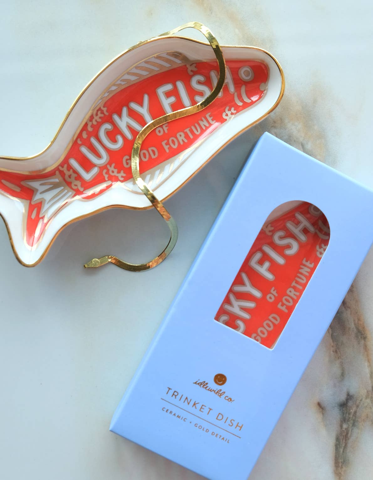 Porcelain Trinket Dish | Fortune Fish