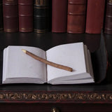 Handmade Leather Journal with Lock | Butterfly Embossed
