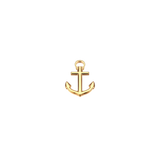 Gold Anchor of Grace Charm