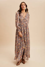 Flowy Button Down Maxi Dress