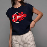 Coastal Lobster Intarsia Knit Top