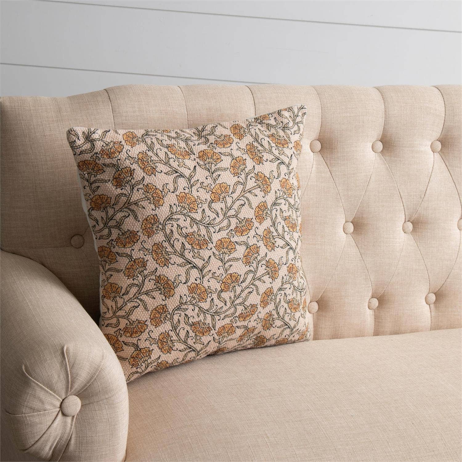 Dandelion Print Throw Pillow