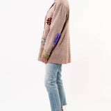 Sudden Sensation Blazer | Pink Jacket | Embroidered Jacket