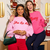 "FA LA LA" SWEATER
