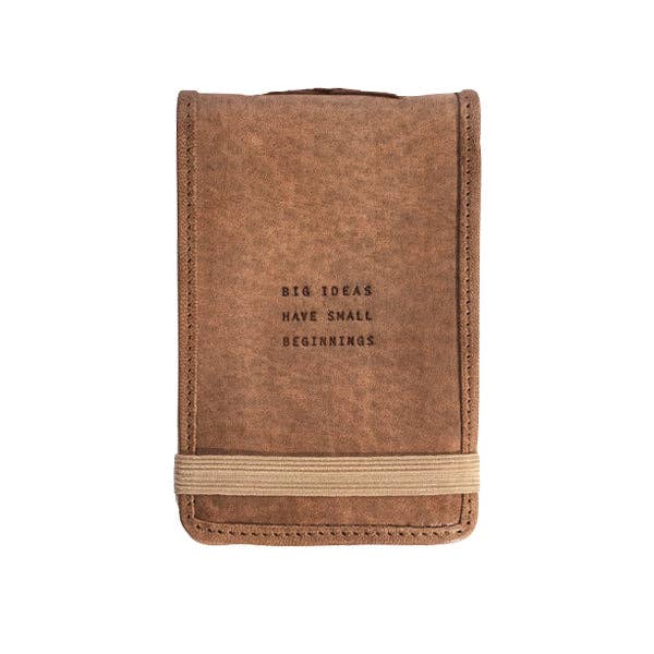 Mini "Big Ideas" Leather Journal