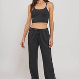 Side Strip Drawstring Sweatpants