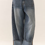 The Striped Barrel Carpenter Culottes Pants