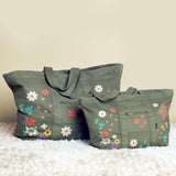 The Perfect Sized Green Tote