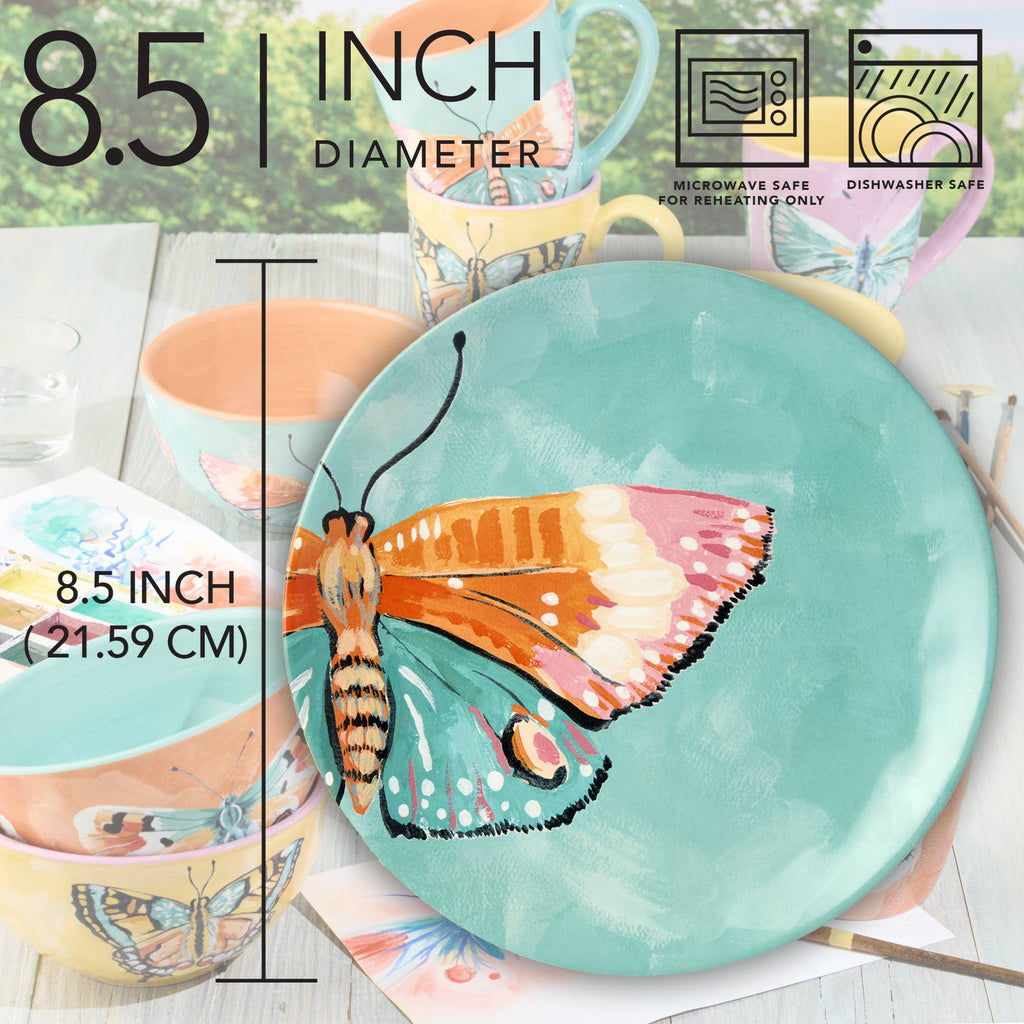 Butterflies Salad Plates
