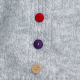 Chic Collar Button Knit Cardigan Cozy Oversized Sweater SALE