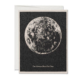 "Here for You" Moon Card