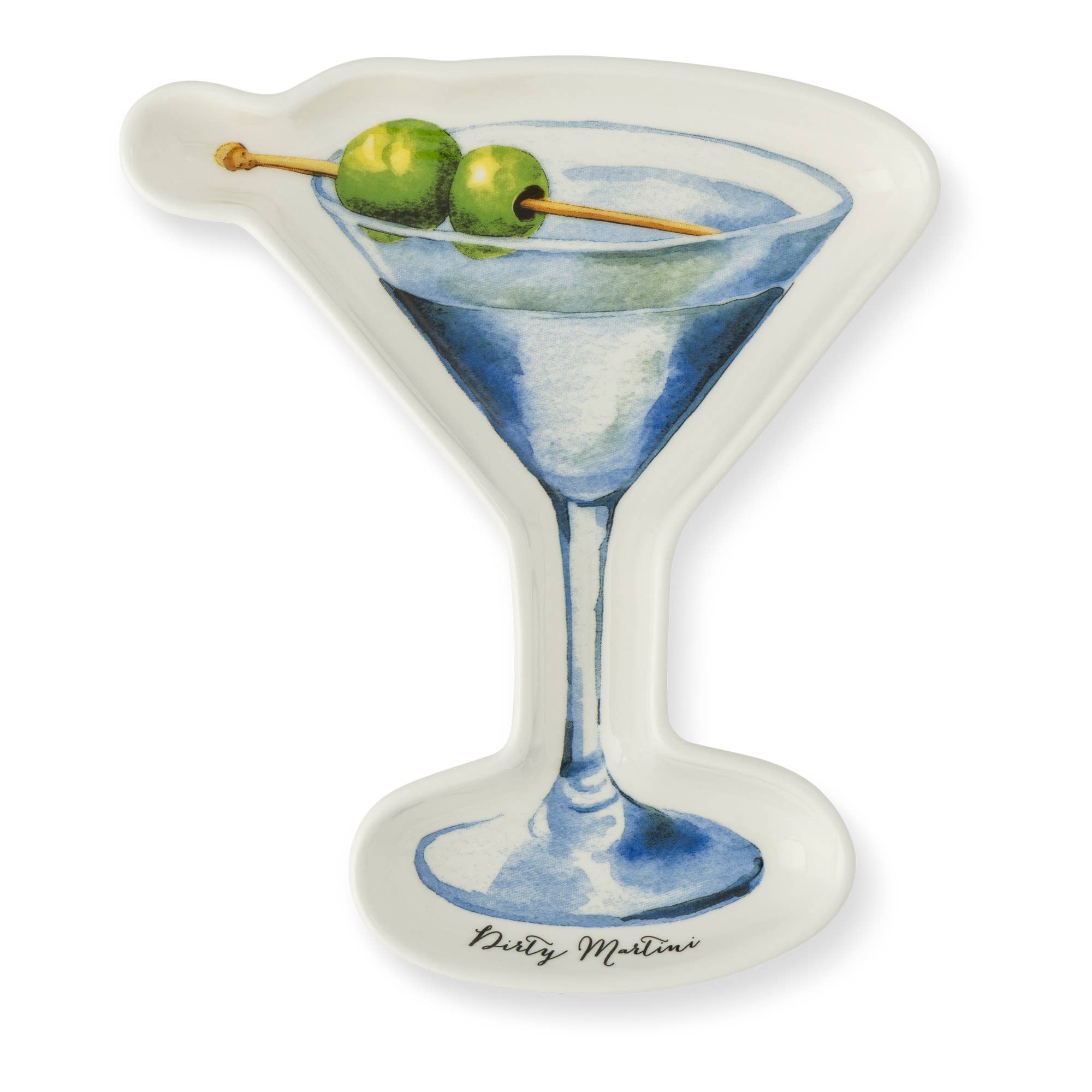 Martini Ceramic Cocktail Spoon Rest