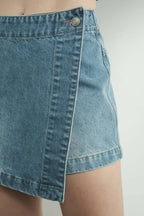 Classic Denim Mini Skort