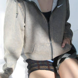 Acid Wash Oversized Zip Up Bundle