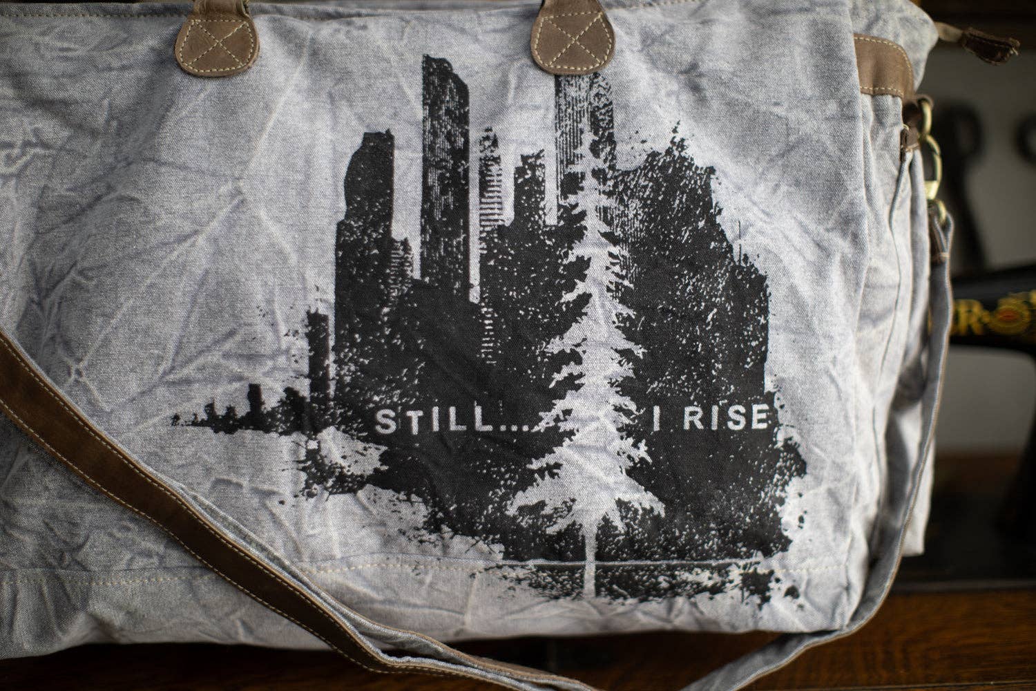 Still I Rise Recycled Canvas Carryall