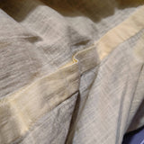 Cotton linen blend button down shirt