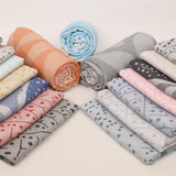 Turkish Cotton Towel with Whale Motif – Spa, Bath or Travel