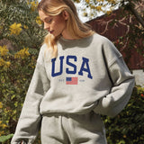 "USA" Graphic Sweatshirt