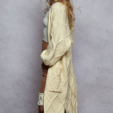 Long Sleeve Open Sweater Cardigan