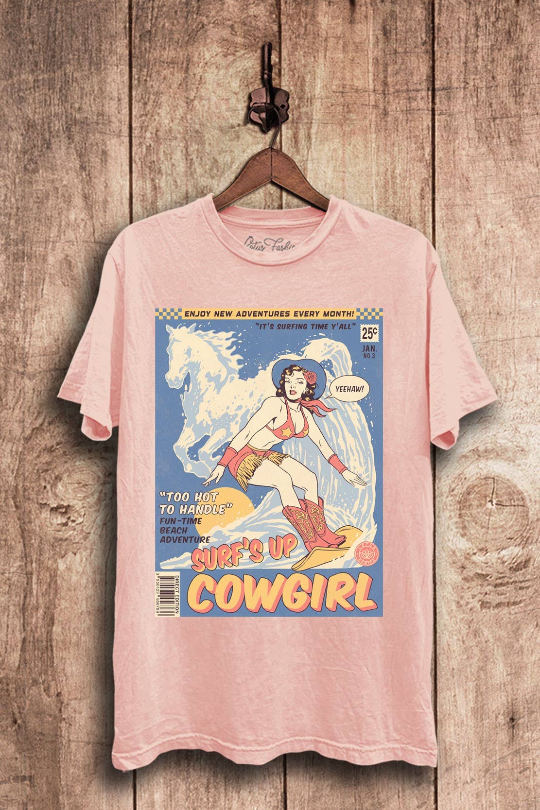 Surfing Cowgirl Graphic Top
