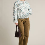 Floral Quilted Zip-Up Jacket - RJ1150