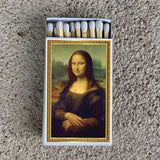 Matches • Art • Mona Lisa da Vinci • Home Decor for Candles