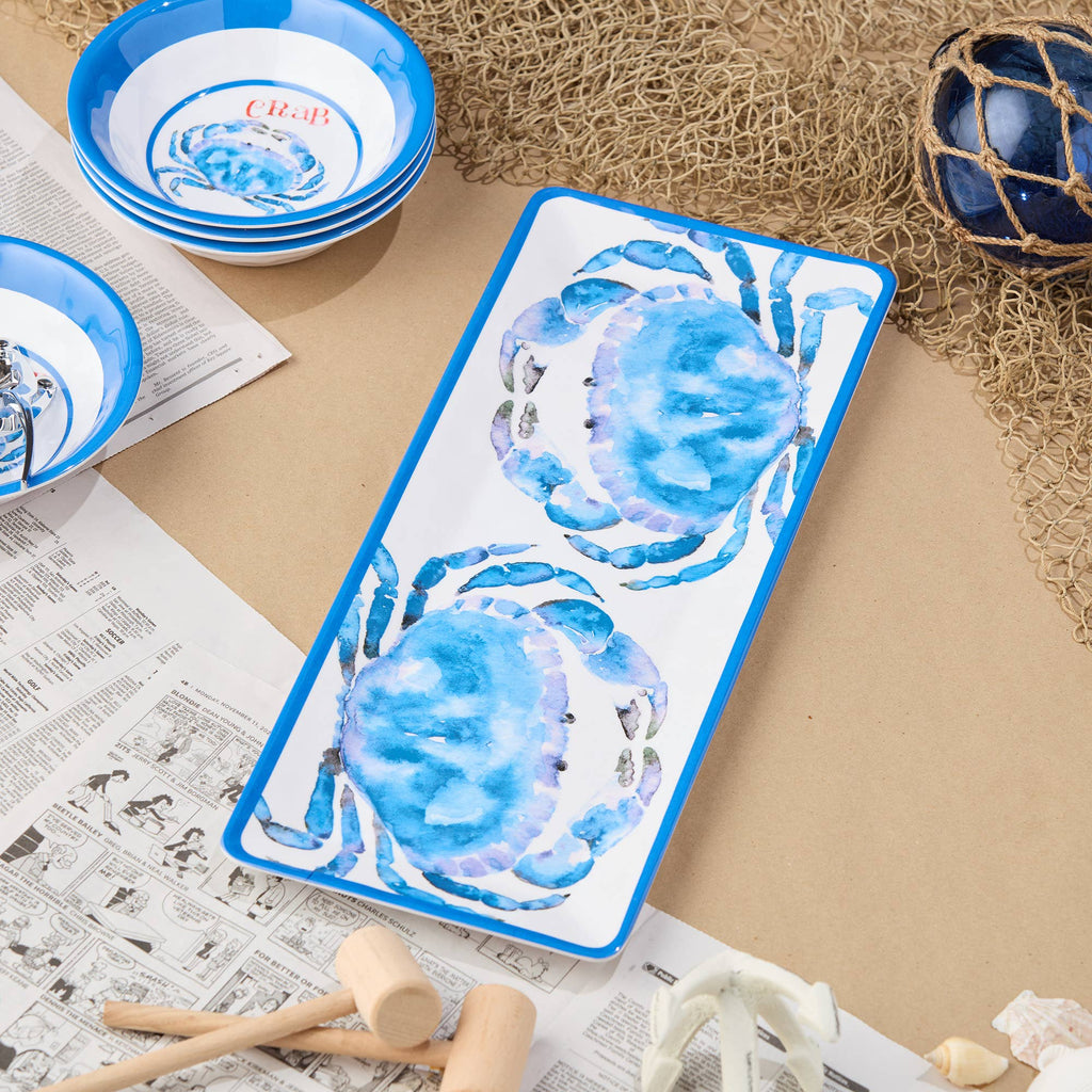Blue Crab Rectangular Platter