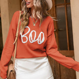 "BOO" Knit Sweater