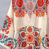 Medallion Bell Sleeve Dress