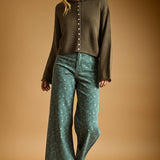 J7541   BUTTON FRONT EASY KNITTED CARDIGAN
