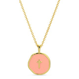 Cross Medallion Necklace