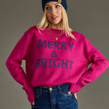 Magenta Merry & Bright Sweater