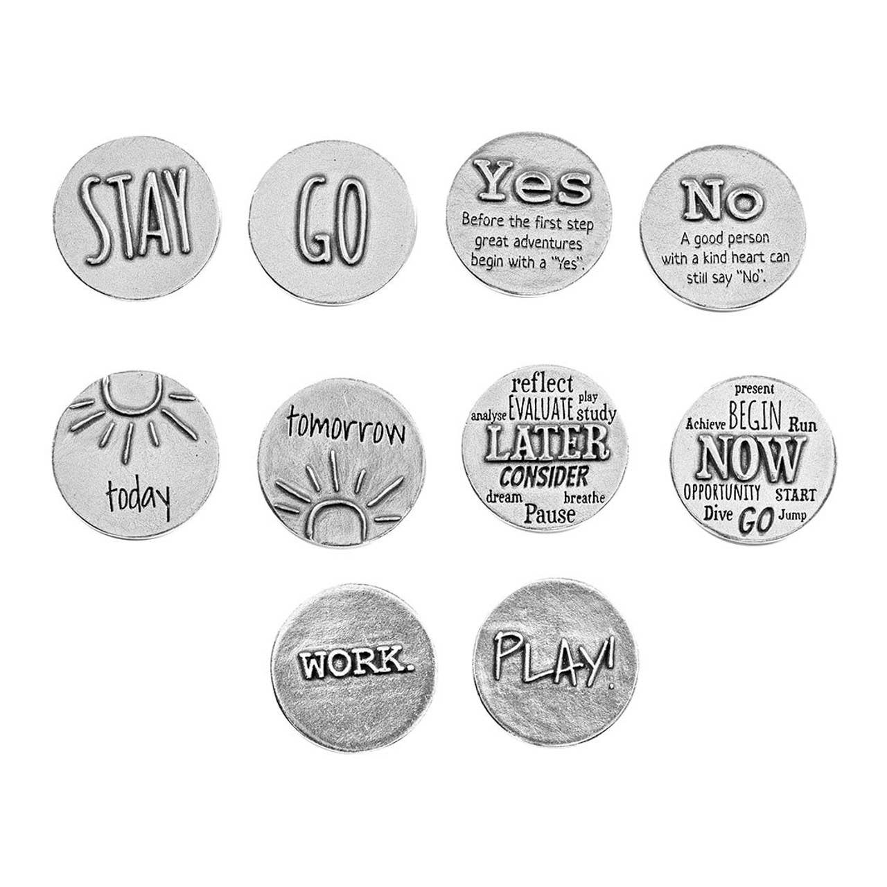 Bag of Decisions Pocket Charms 5 pieces