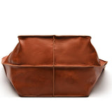 Women's shoulder bag large capacity Soft PU leather handbag
