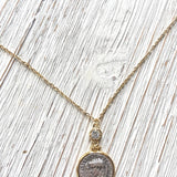Greek Coin Pendant Necklace