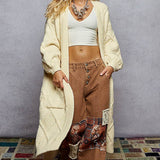 Long Sleeve Open Sweater Cardigan
