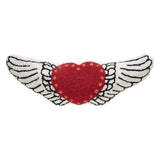 Shaped Wing And Hearts Hook Pillow - Junk Gypsy